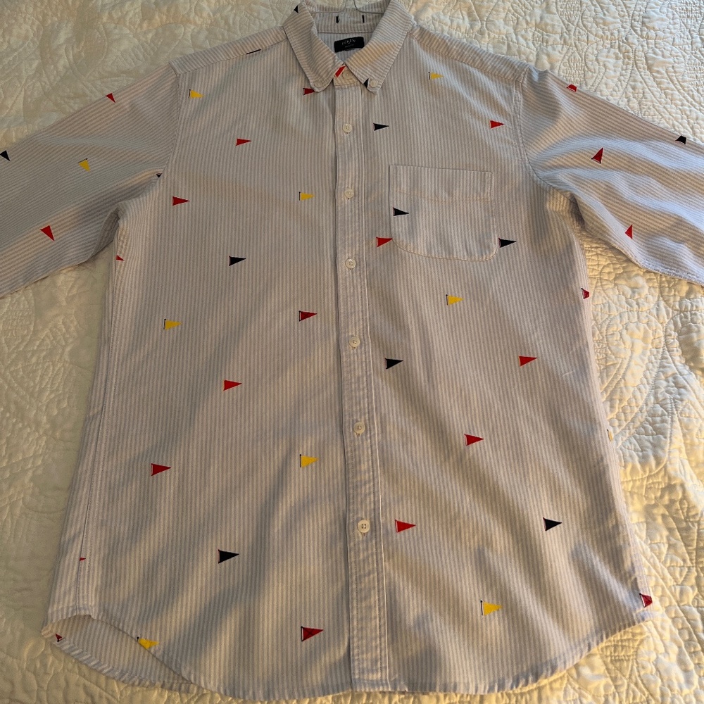 Jcrew summer print sport shirt